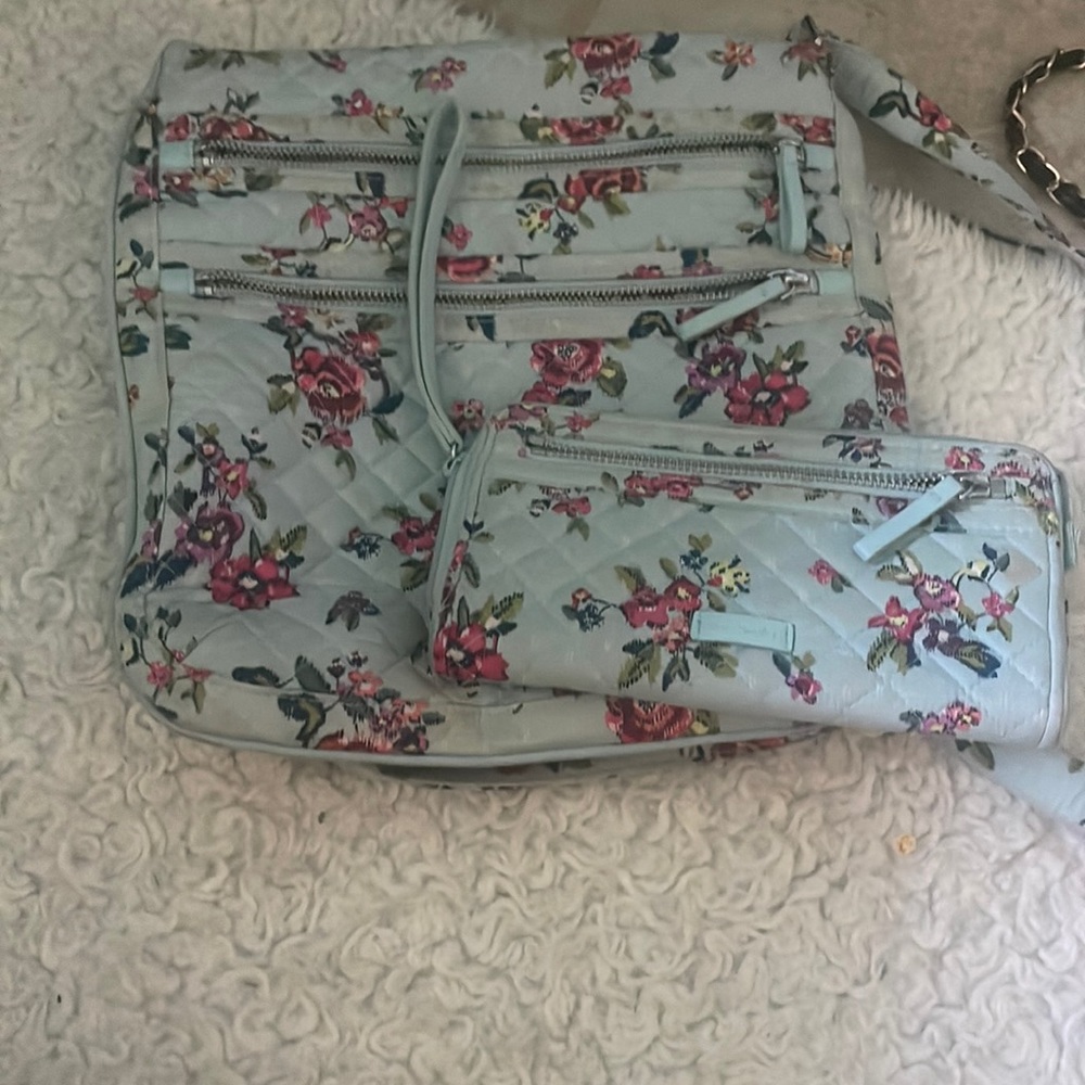 Spring crossbody bag and wallet.